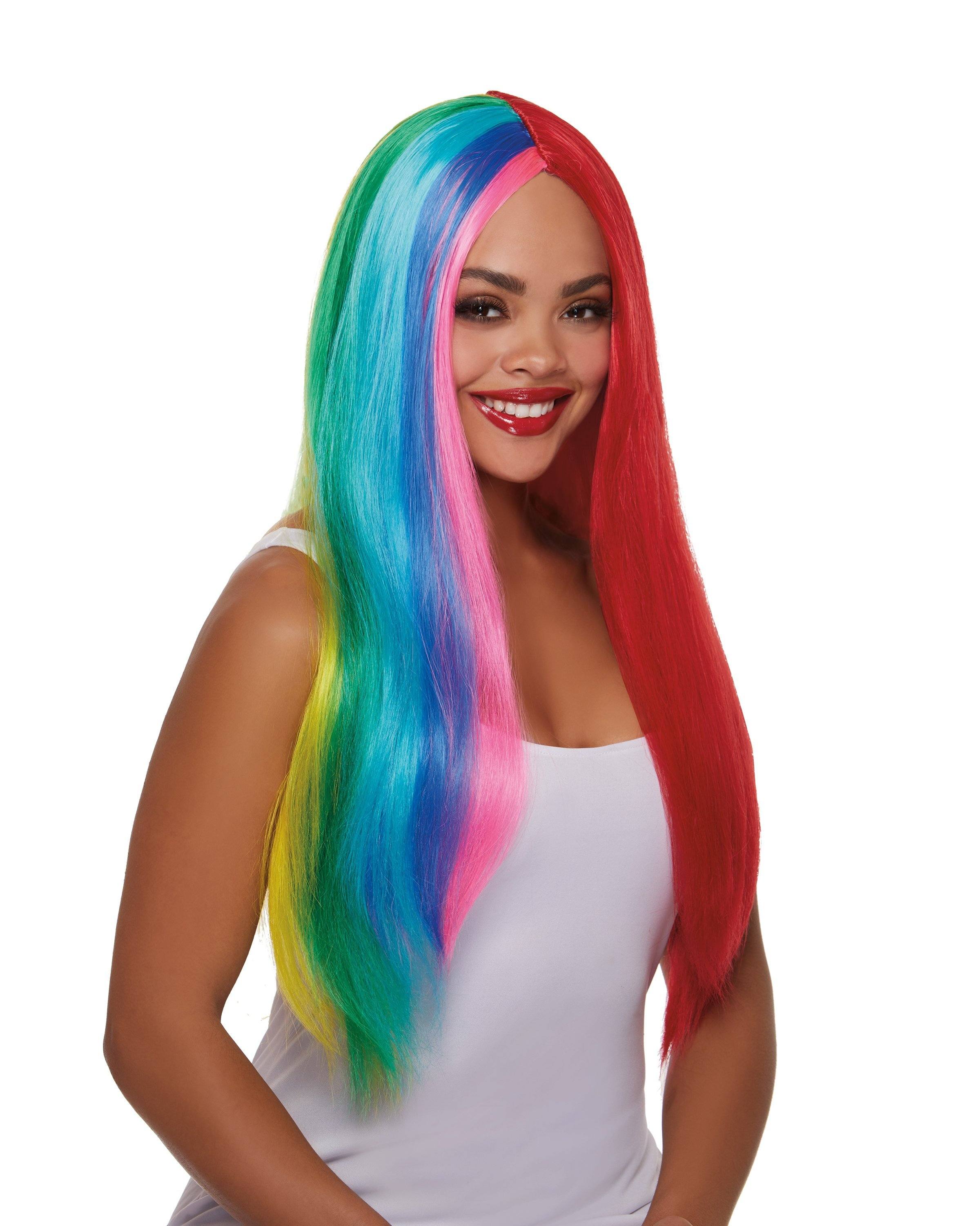 Primary Rainbow Wig