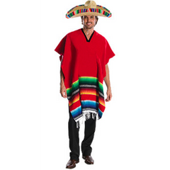 Hombre Adult Costume w/ Sombrero