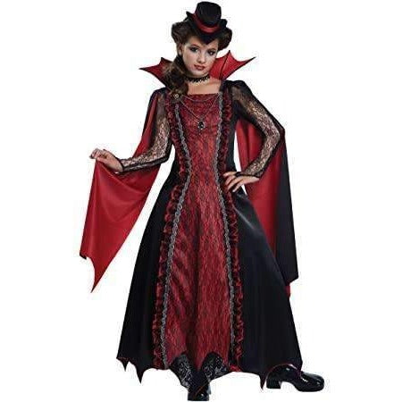 Deluxe Victorian Vampira  Kids Costume