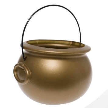 8” Gold Cauldron