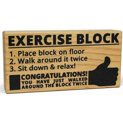 Exercise Block Prank Exercise Machine