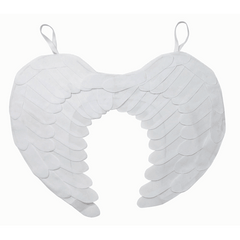 23" Non Feathered White Angel Wings