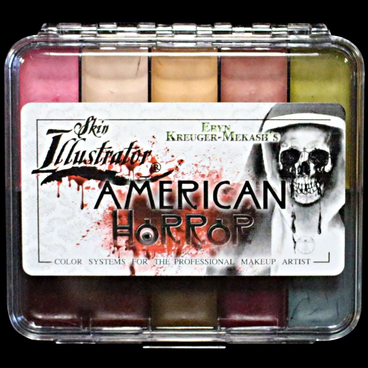 Skin Illustrator On Set Eryn Krueger Mekash's American Horror Alcohol Activated Palette