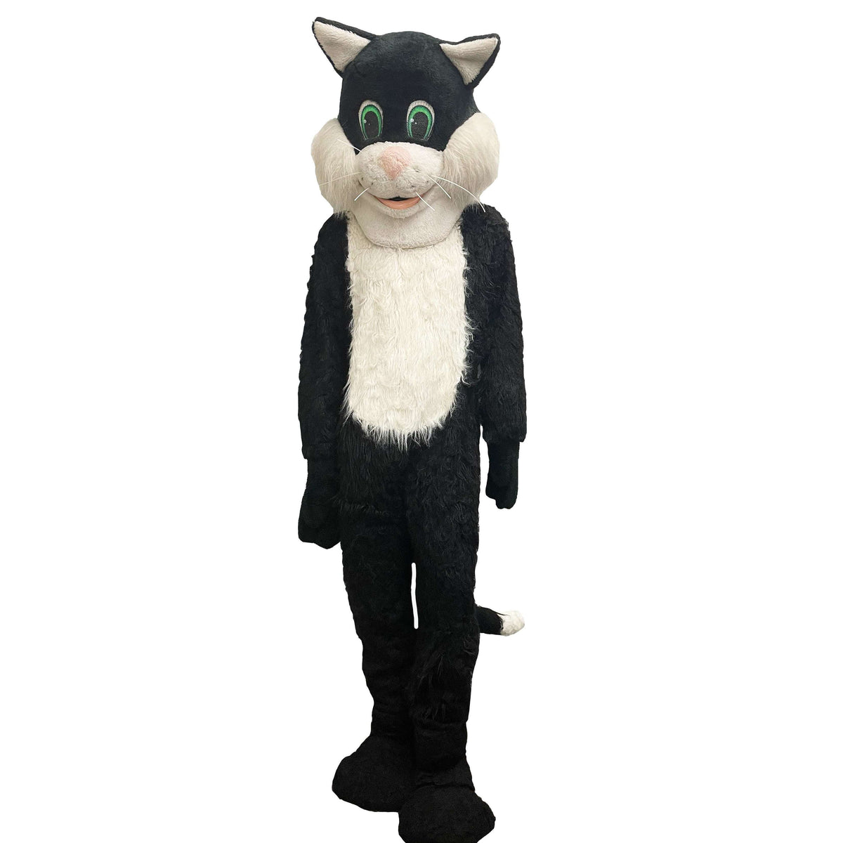 Blissful Black Cat Mascot Adult Costume