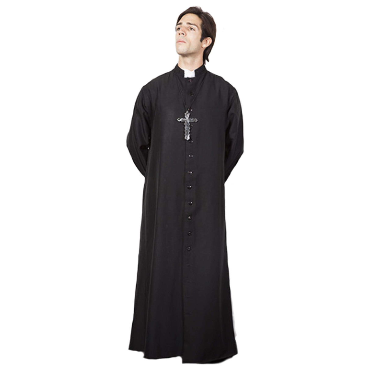 Rental- Religious Black Priest Robe- M/L