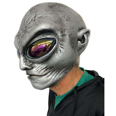 Grey Alien Latex Mask