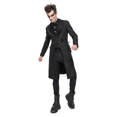 Long Gothic Black Blazer Coat