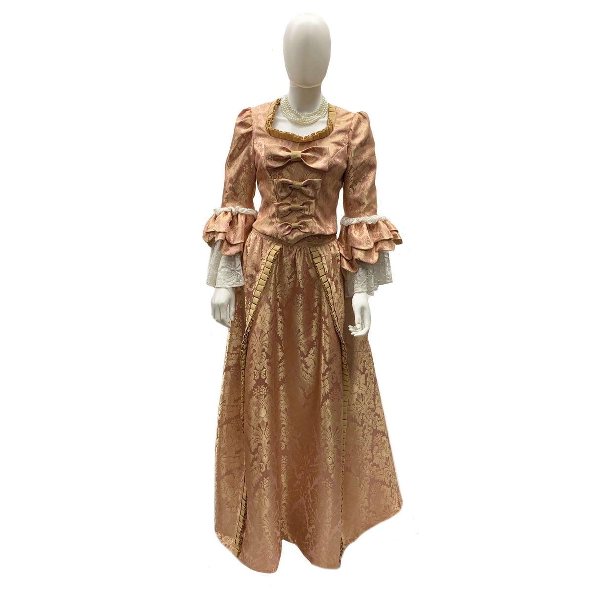 Breathtaking Colonial Peach Women's Adult Costume