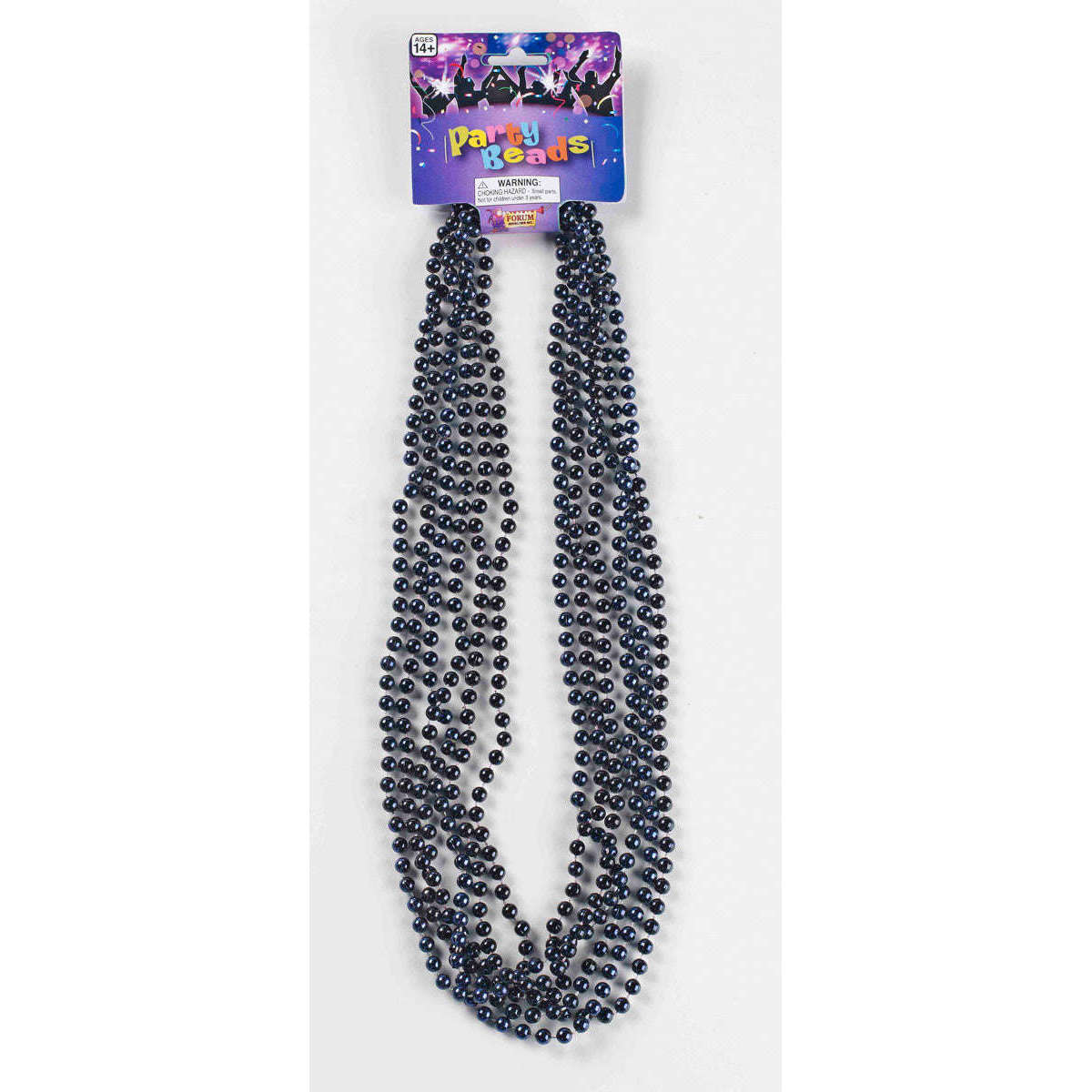 Festive Black Party Bead Chain