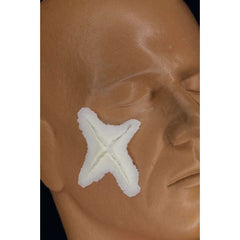 Cross X Cut Foam Latex Prosthetic