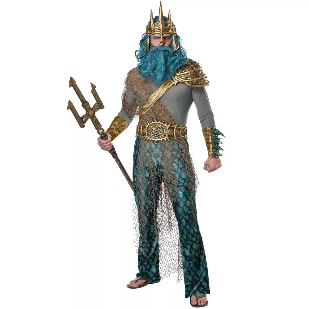 Poseidon / Neptune Greek God of the Sea Adult Costume