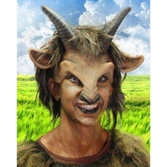 Goat Boy Head Piece Latex Mask