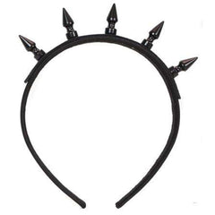 1’’ Spike Headband with Black Spikes