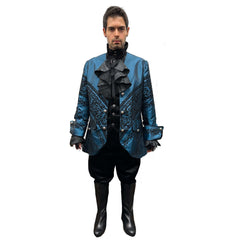 Exclusive Deep Blue Colonial King Adult Costume
