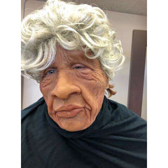 Supersoft Auntie Old Woman Mask w/ Mouth Movement