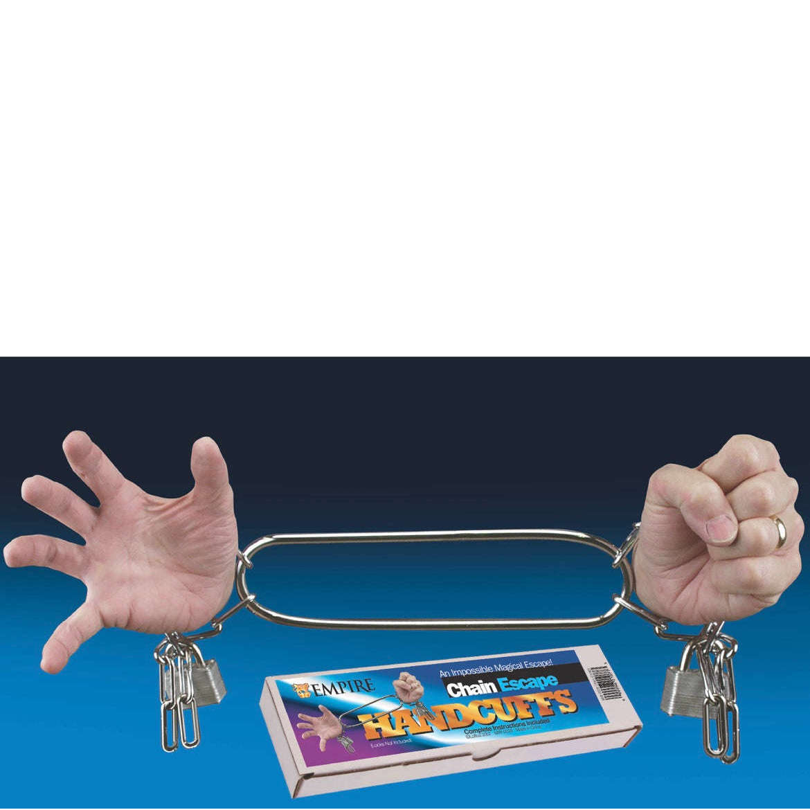 Chain Locked Handcuffs Escaping Trick