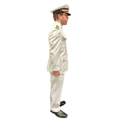 Production Quality USN Navy Admiral Adult Uniform Costume