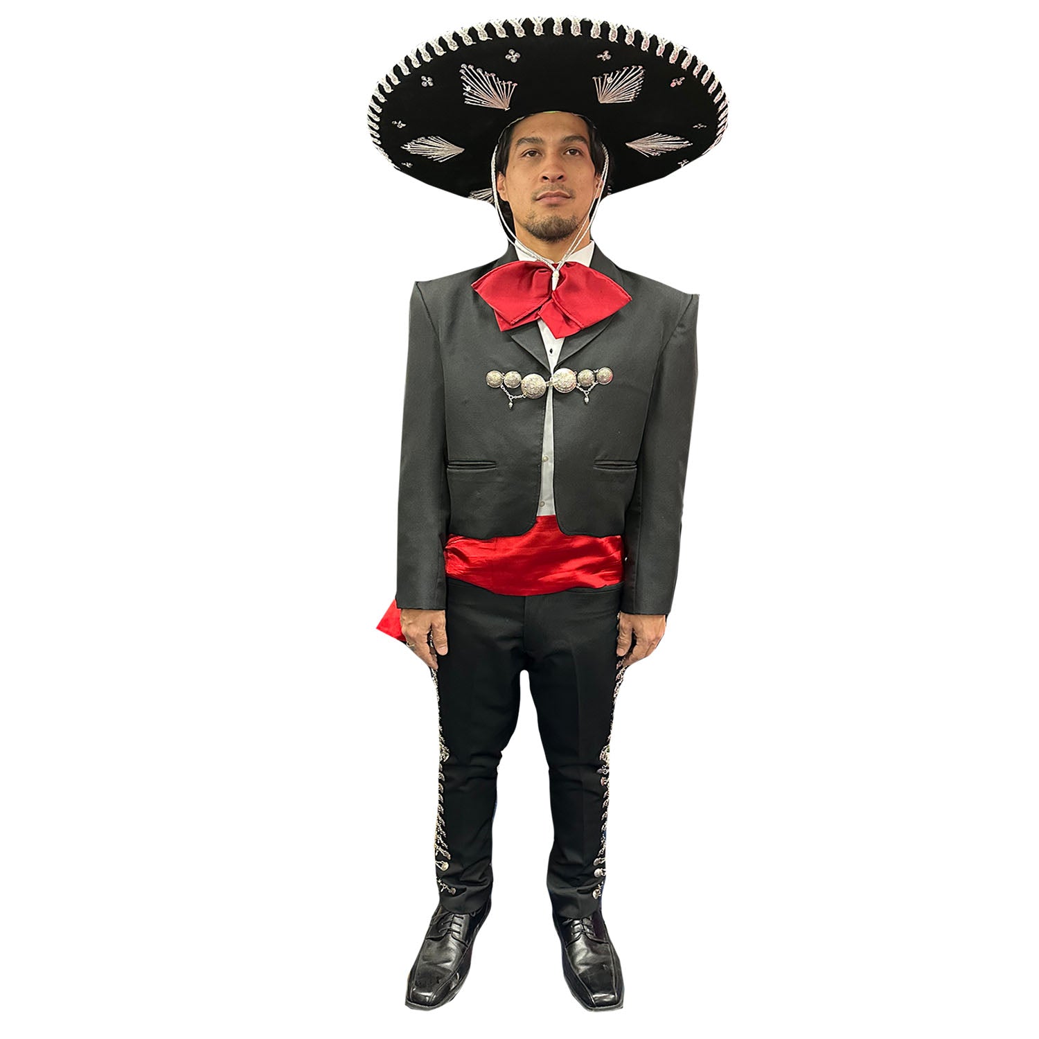 Deluxe Mariachi Black & Red Adult Costume