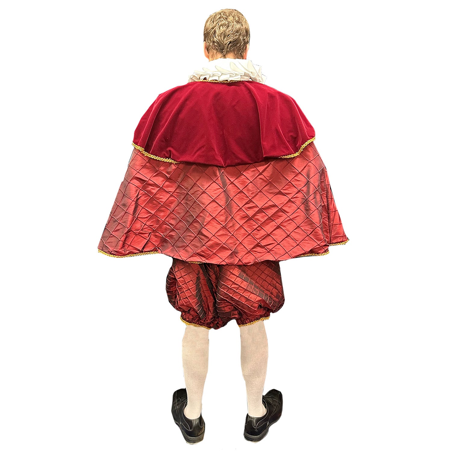 Medieval Red Pompous King Adult Costume