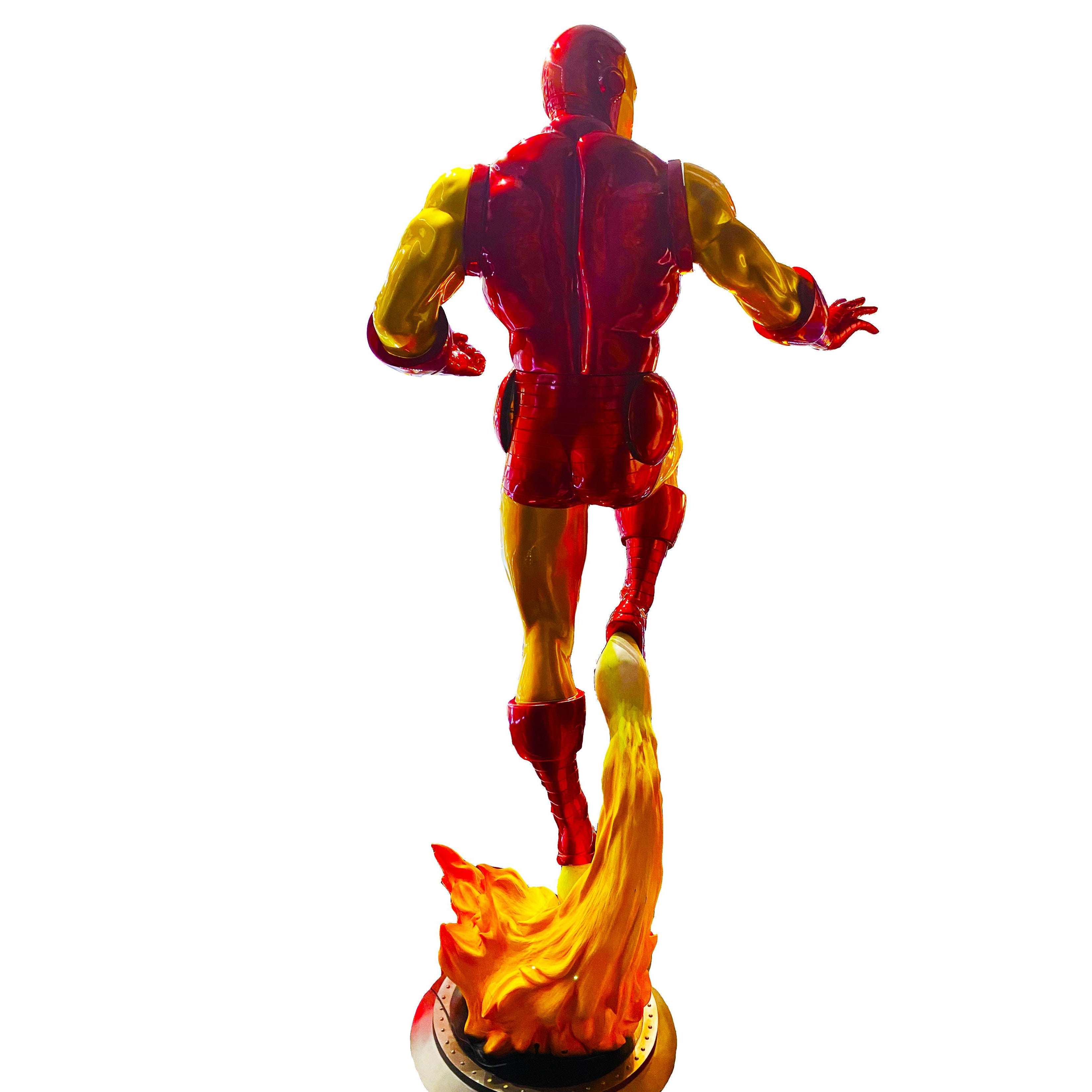 Life-Size Light-up Indestructible Iron-man Statue Prop