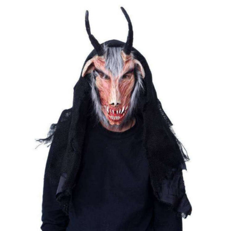 Goat to Hell Skinned Goat Head Mask