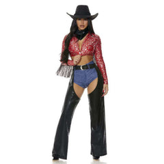 Stunning Saddle Up Sexy Cowgirl Adult Costume