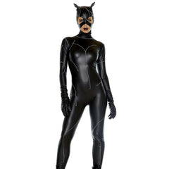 On The Prowl Sexy Cat Villain Adult Costume with Attached Matching Mask
