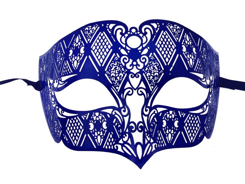 blue masquerade masks clip art