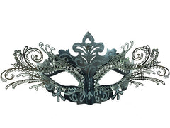 Venetian Mask with Metal Laser Cut Out