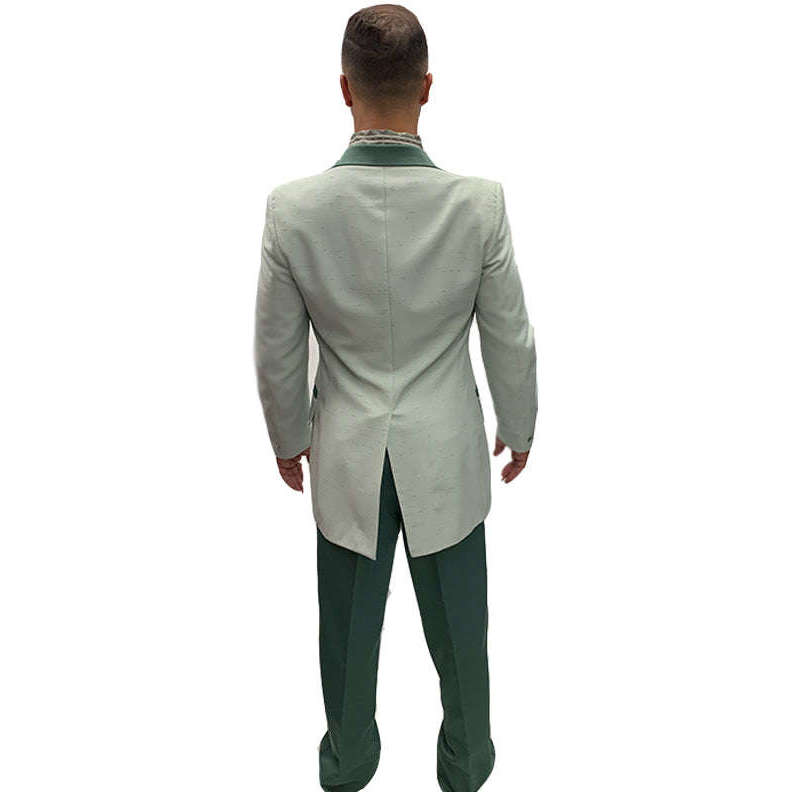 1970s Mint Green Prom Suit Men's Adult Costume