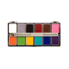 Wolfe 12 Color Essential Hydrocolor Water Activated Palette