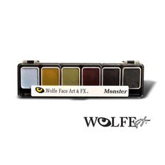 Wolfe 6 Color Monster Hydrocolor Water Activated Makeup Palette