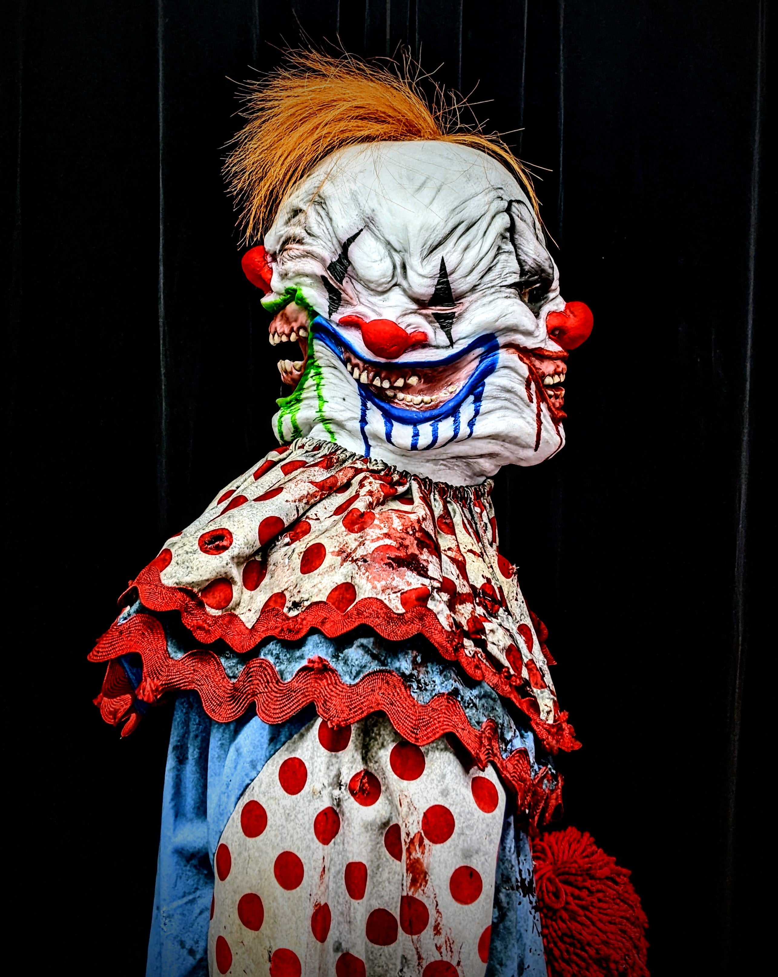 4-Banger -Silicone Clown Mask with Hair