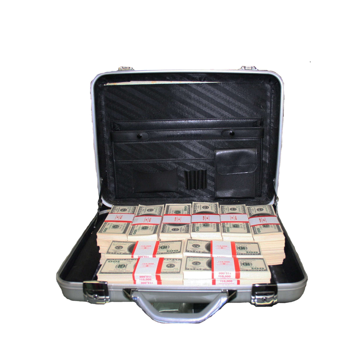 Prop Rental- Prop Money with Brown Briefcase