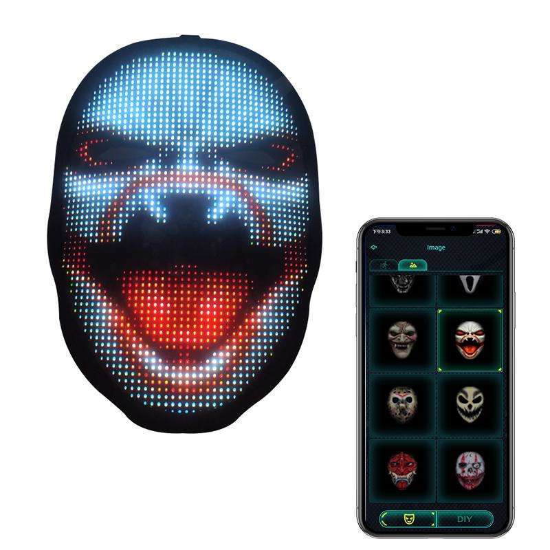 Refacer Face Swapping Digital LED Mask w/ App Controller