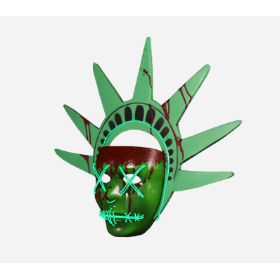 The Purge Election Year Lady Liberty Light Up Injection Mask