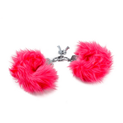 Hot Pink Furry Handcuffs