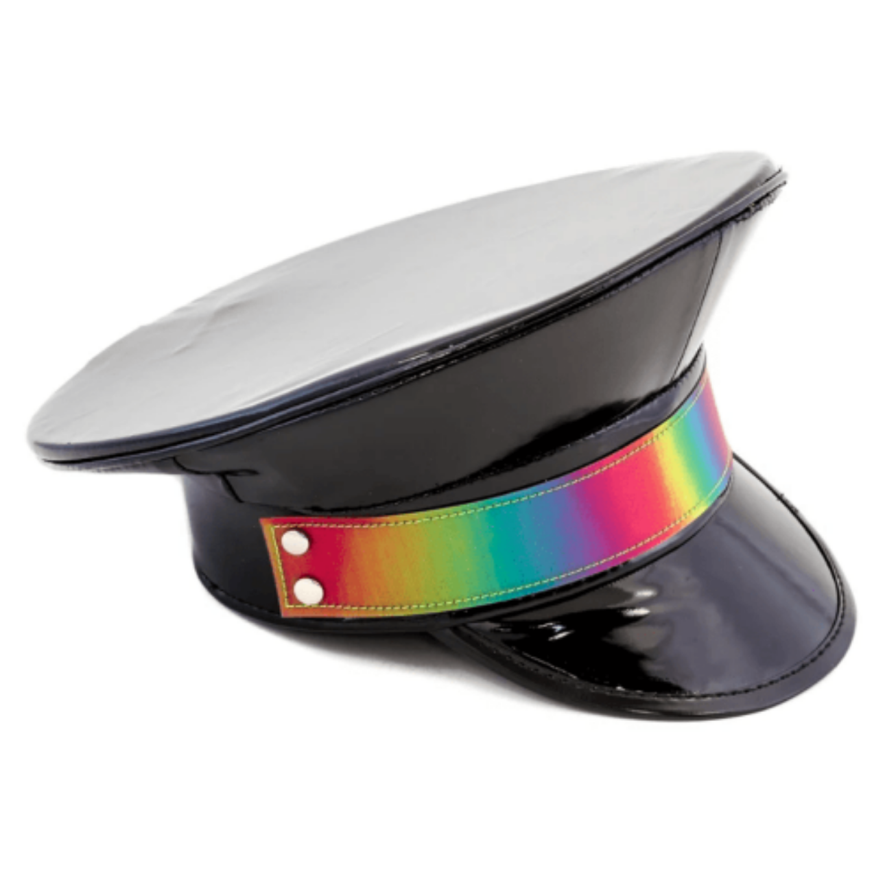 Patent Rainbow Police Hat