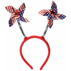 4th Of July Patriotic Pinwheel Headband