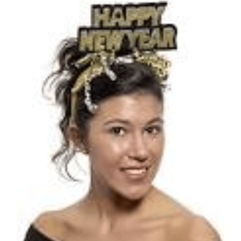 Gold Happy New Year Headband