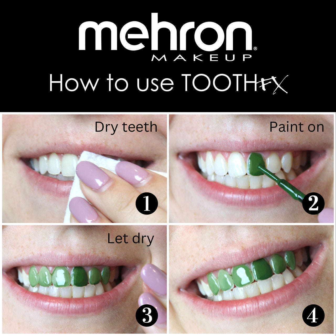 Mehron Tooth FX Temporary Tooth Paint