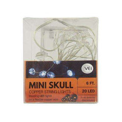 Copper Wire Mini Skull String Lighting