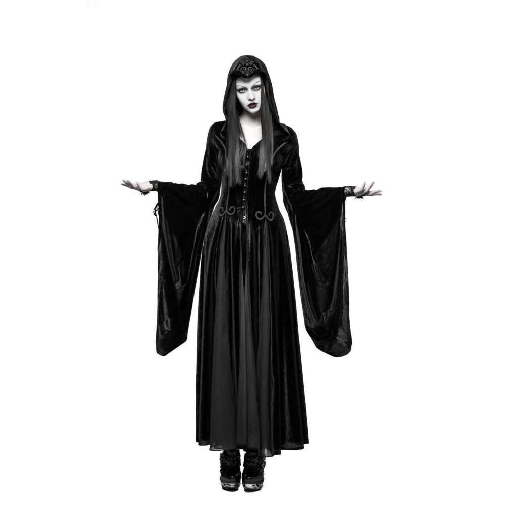 Gothic Dark Goddess Long Coat – AbracadabraNYC