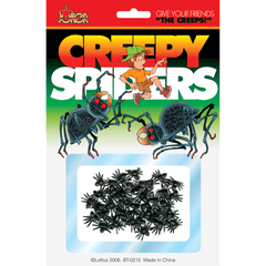Creepy Pack of Fake Spiders