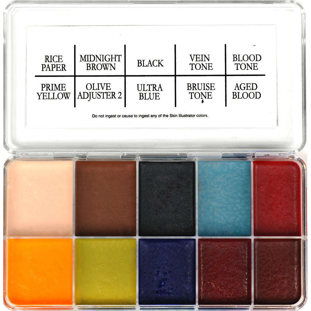 Skin Illustrator Zombie Alcohol Activated Makeup Fx Palette