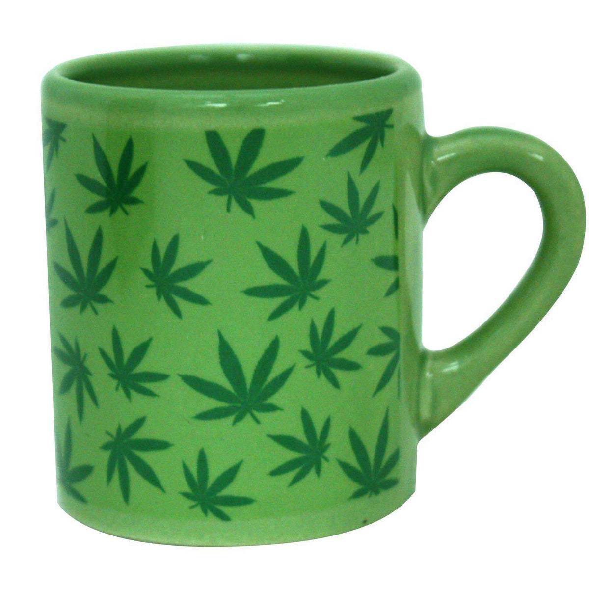 Pot Marijuana Leaf Mini-Mug Shot Glass