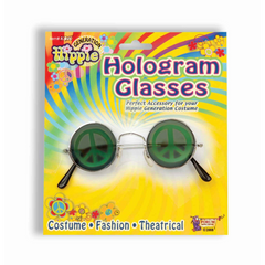 Hologram Peace Sign Glasses