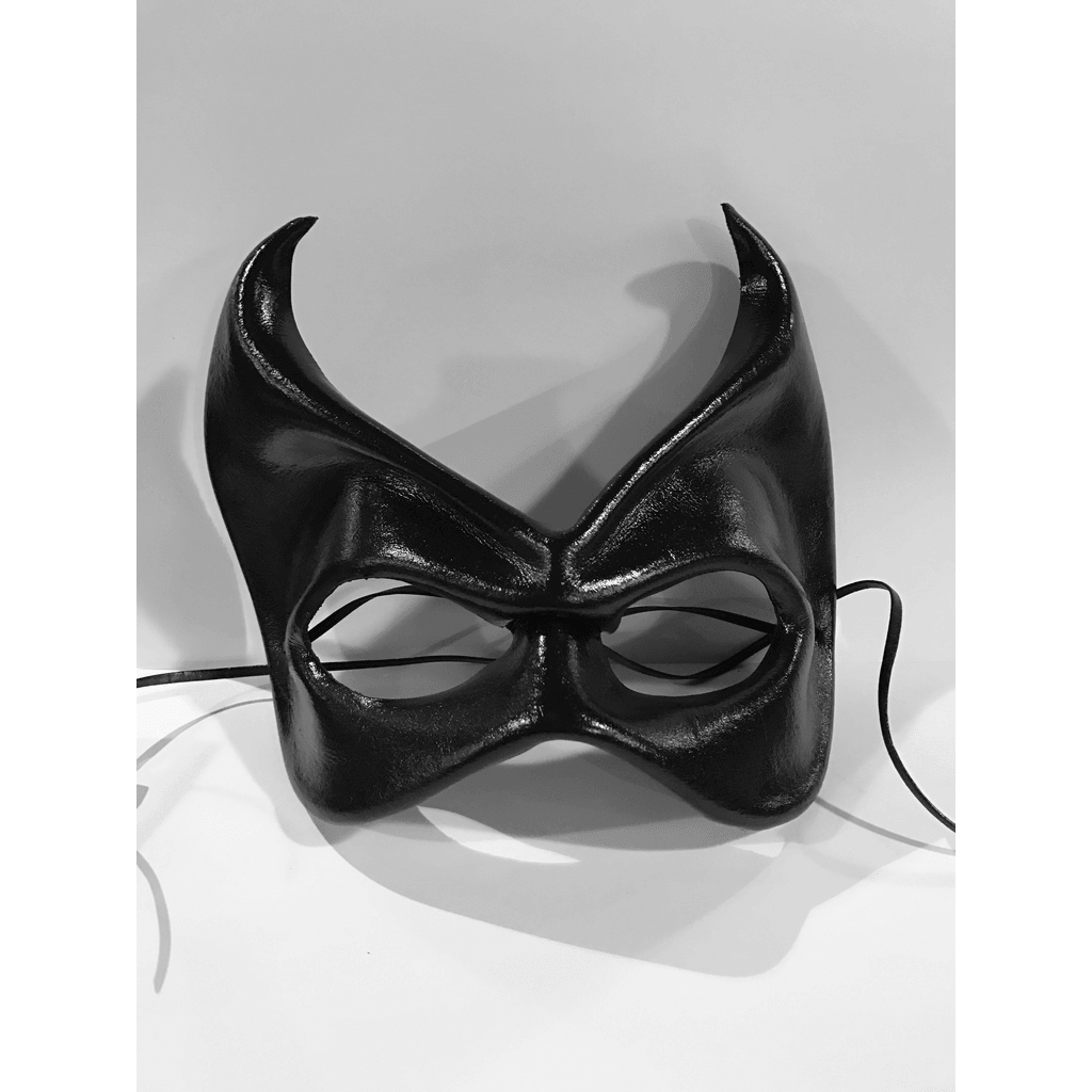 Black Troubador  Leather Mask