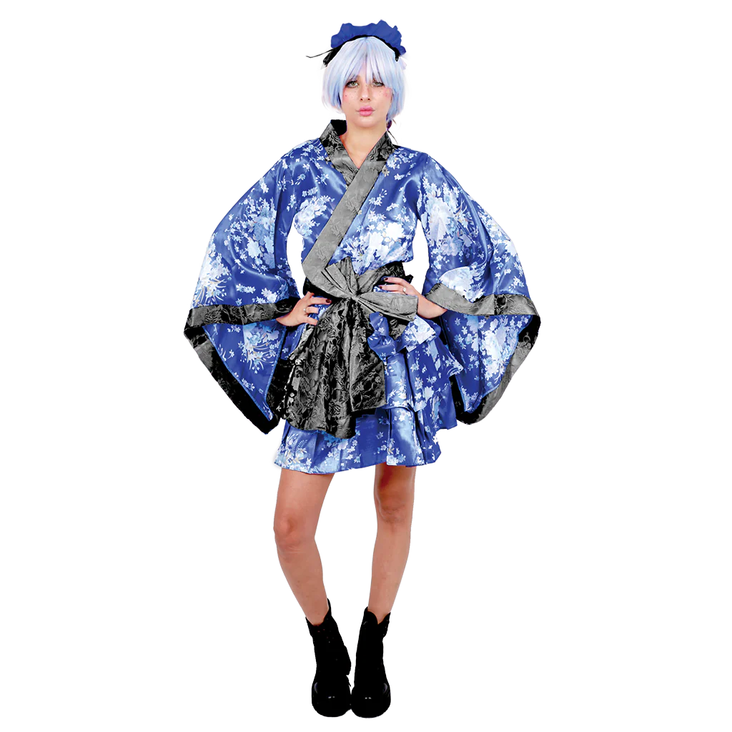 Blue Geisha Lady Women's Costume