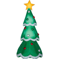 Inflatable 7' Metallic Christmas Tree Decoration